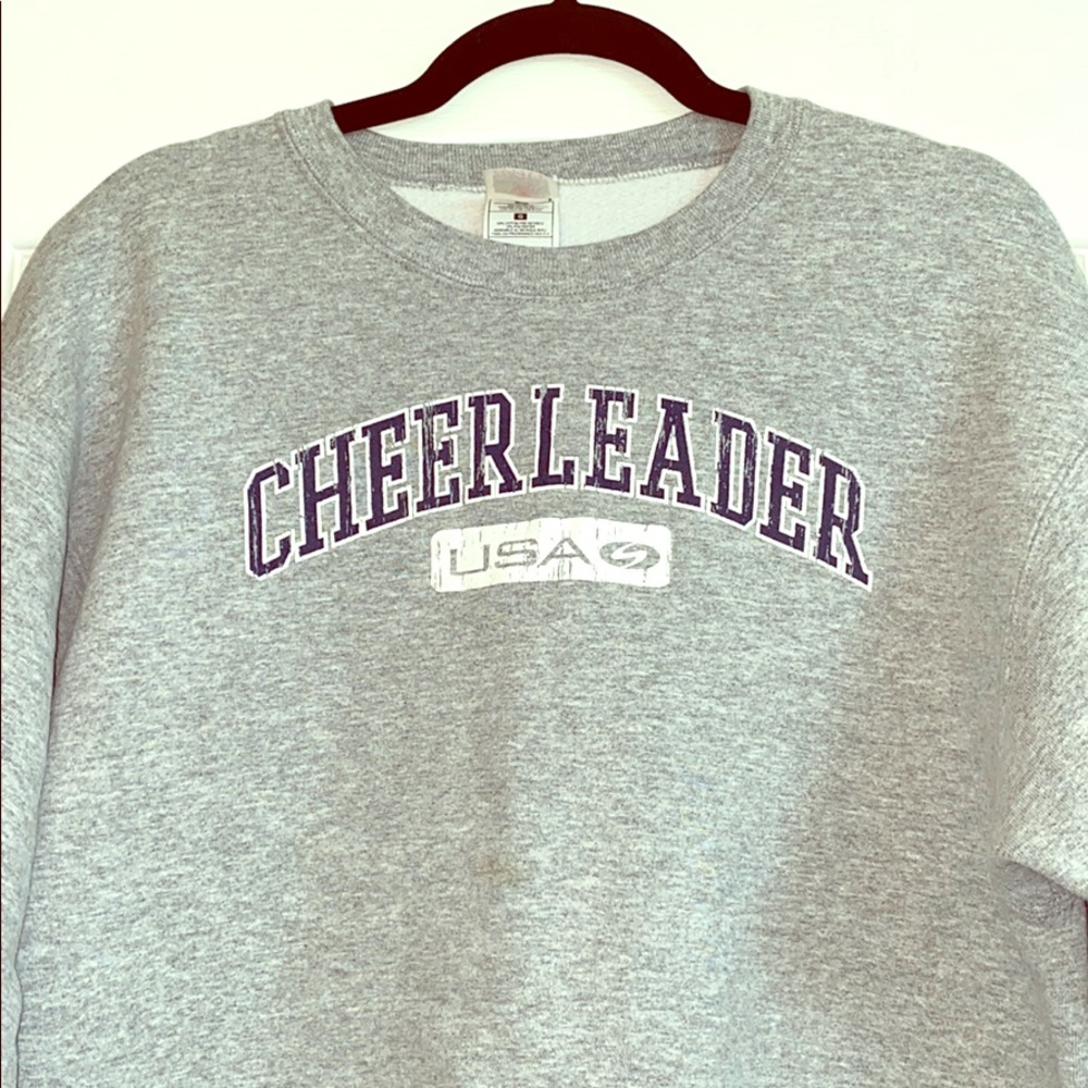 USA cheerleader sweater